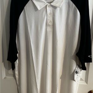 Oakley Black and White Polo Shirt